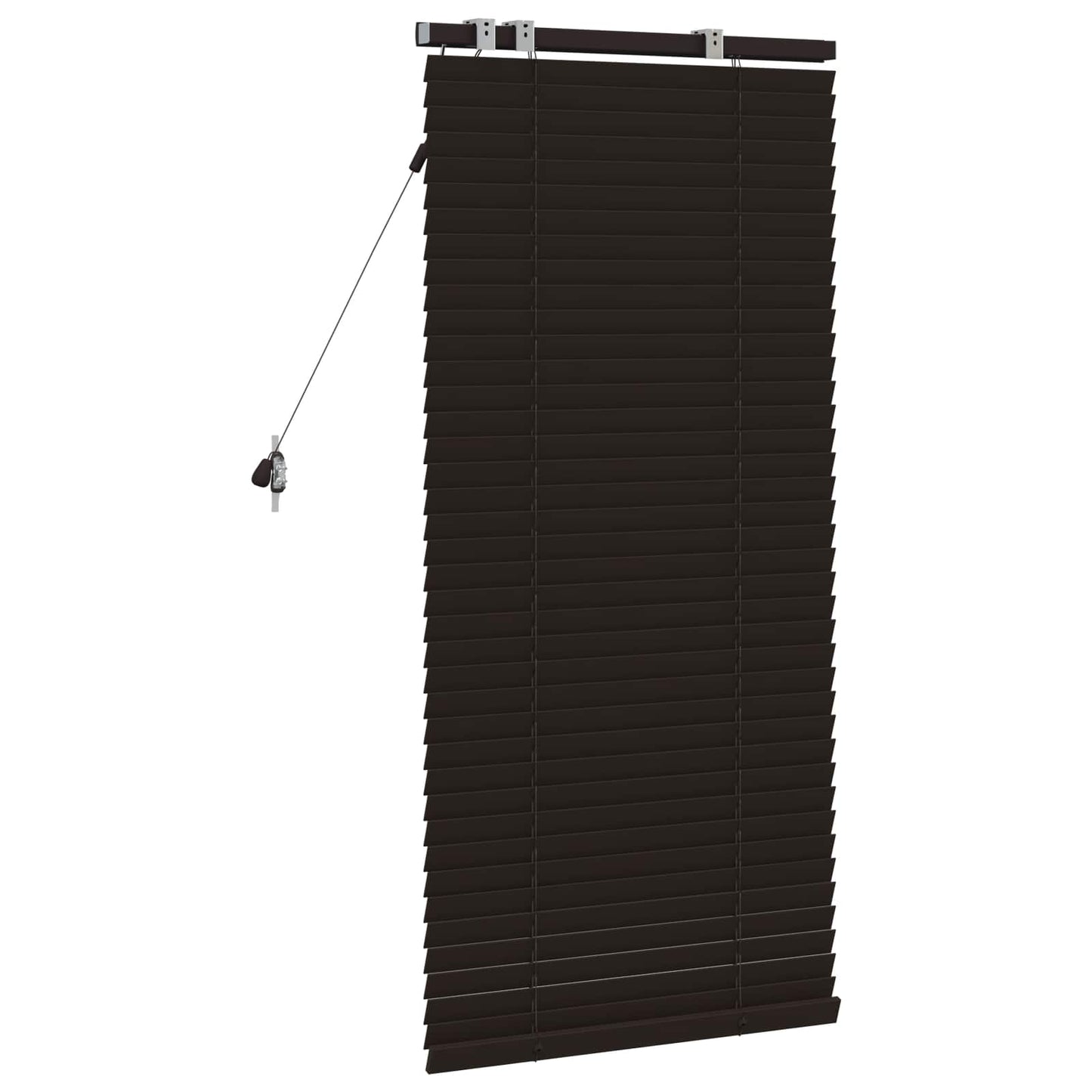 Persienner Mørk Brun 55 x 130 cm 35 mm Massivt Paulownia Træ