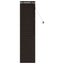 Persienner Mørk Brun 50 x 160 cm 35 mm Massivt Paulownia Træ
