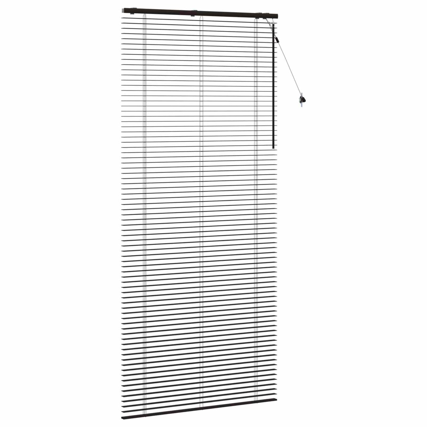 Persienner Mørk Brun 120 x 250 cm 35 mm Massivt Paulownia Træ