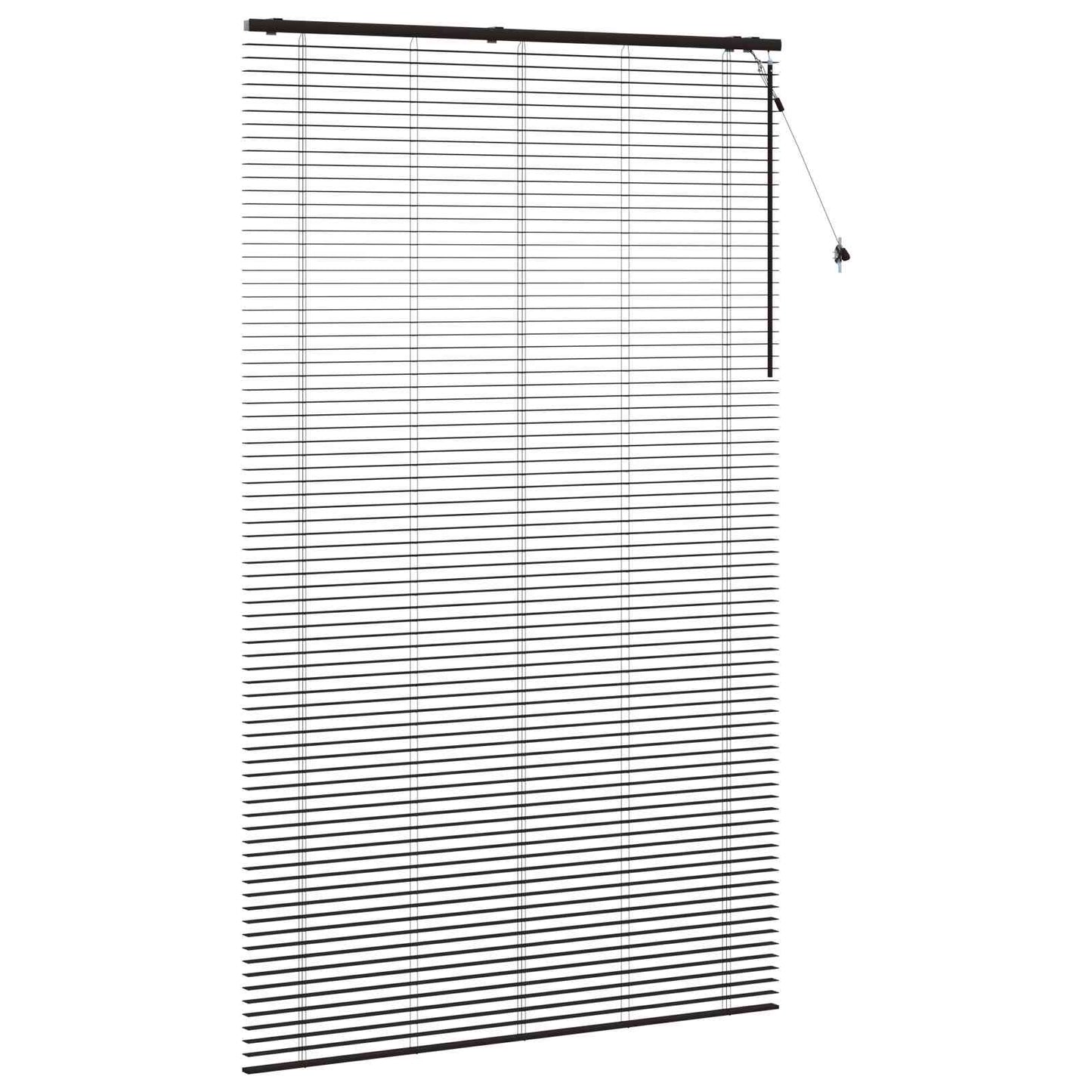 Persienner Mørk Brun 150 x 250 cm 35 mm Massivt Paulownia Træ