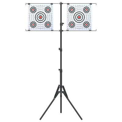 Målstativ Sort og Hvid 82,5 x 51 x 150 cm Metal