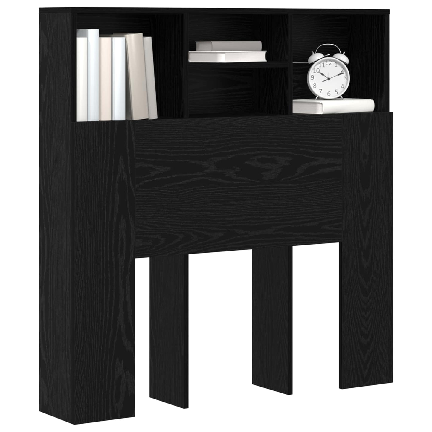Hovedgærde Skab Sort eg 100 x 19 x 103,5 cm Konstrueret træ