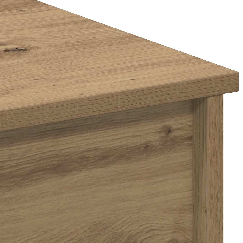 Sofabord Artisan Egetræ 80 x 50,5 x 41,5 cm Konstrueret træ