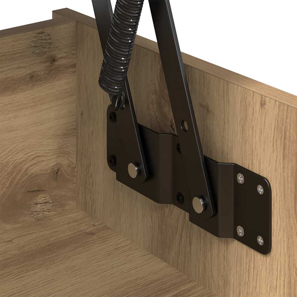 Sofabord Artisan Egetræ 80 x 50,5 x 41,5 cm Konstrueret træ