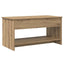 Sofabord Artisan Egetræ 80 x 50,5 x 41,5 cm Konstrueret træ