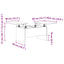 Sofabord Gammelt træ 102 x 50,5 x 46,5 cm Konstrueret træ