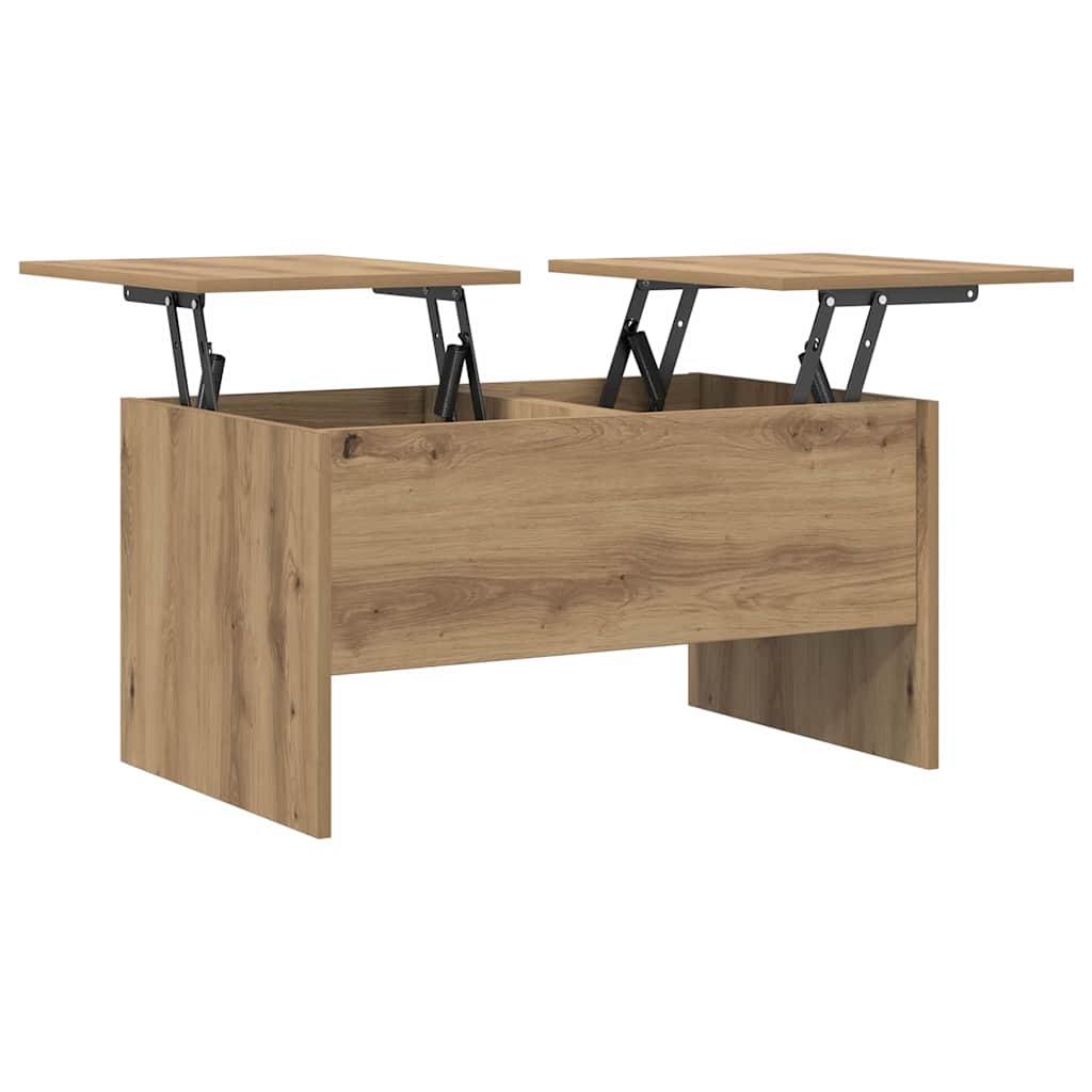 Sofabord Artisan Egetræ 102 x 50,5 x 46,5 cm Konstrueret træ