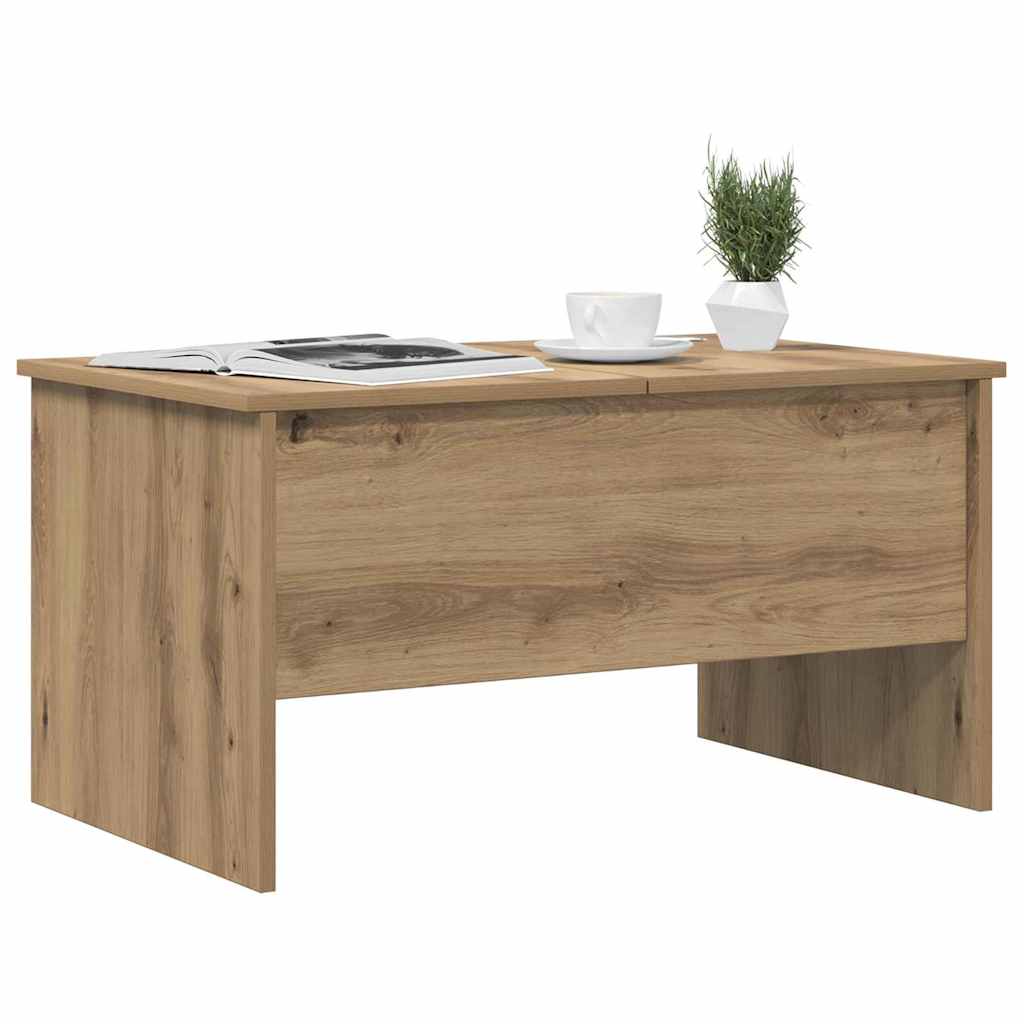 Sofabord Artisan Egetræ 102 x 50,5 x 46,5 cm Konstrueret træ