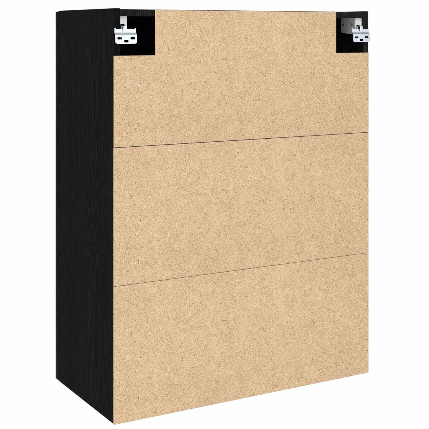 Vægskab Vægmonteret Sort eg 69,5 x 34 x 90 cm Konstrueret træ