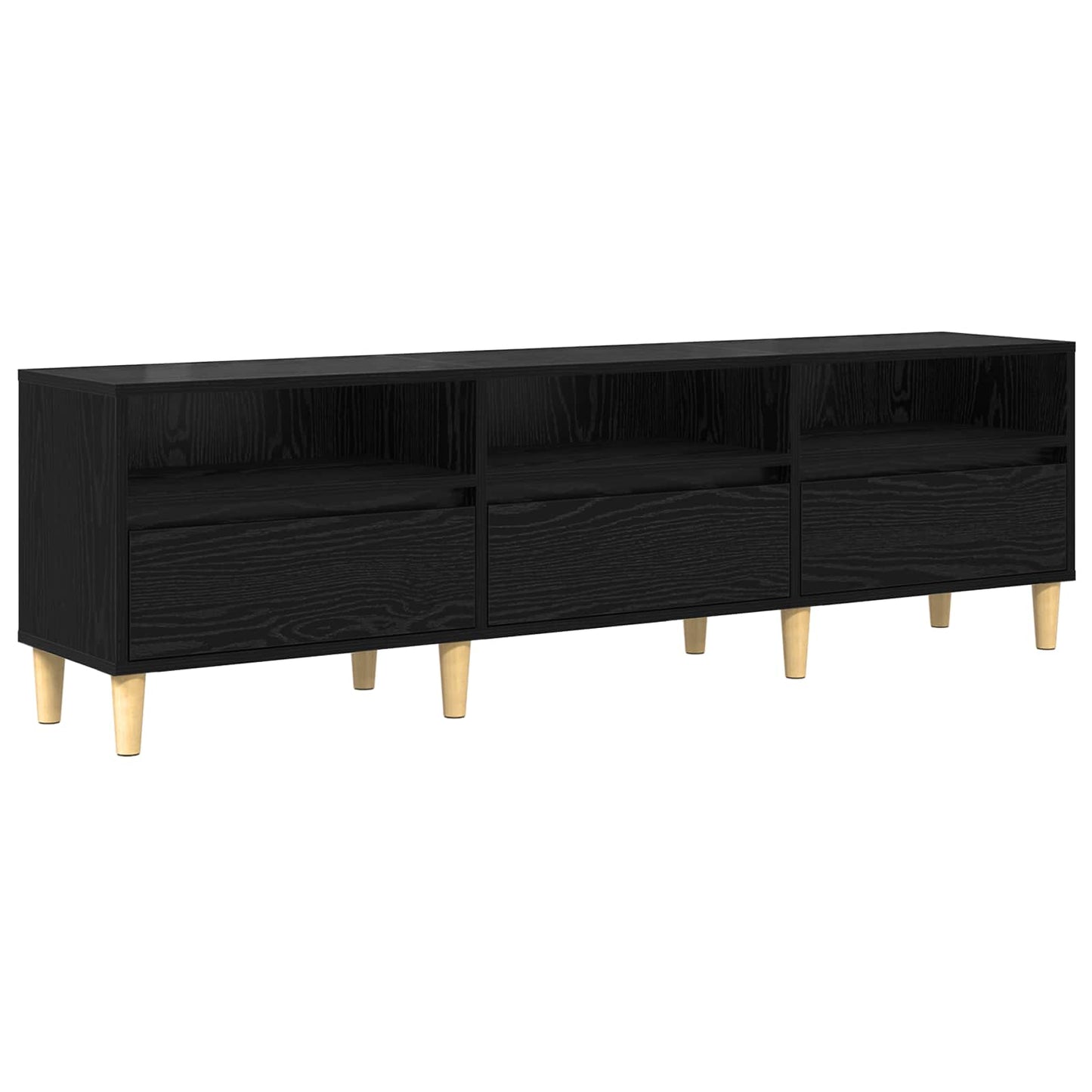 TV-skab 150 x 30 x 45 cm Sort eg Konstrueret træ