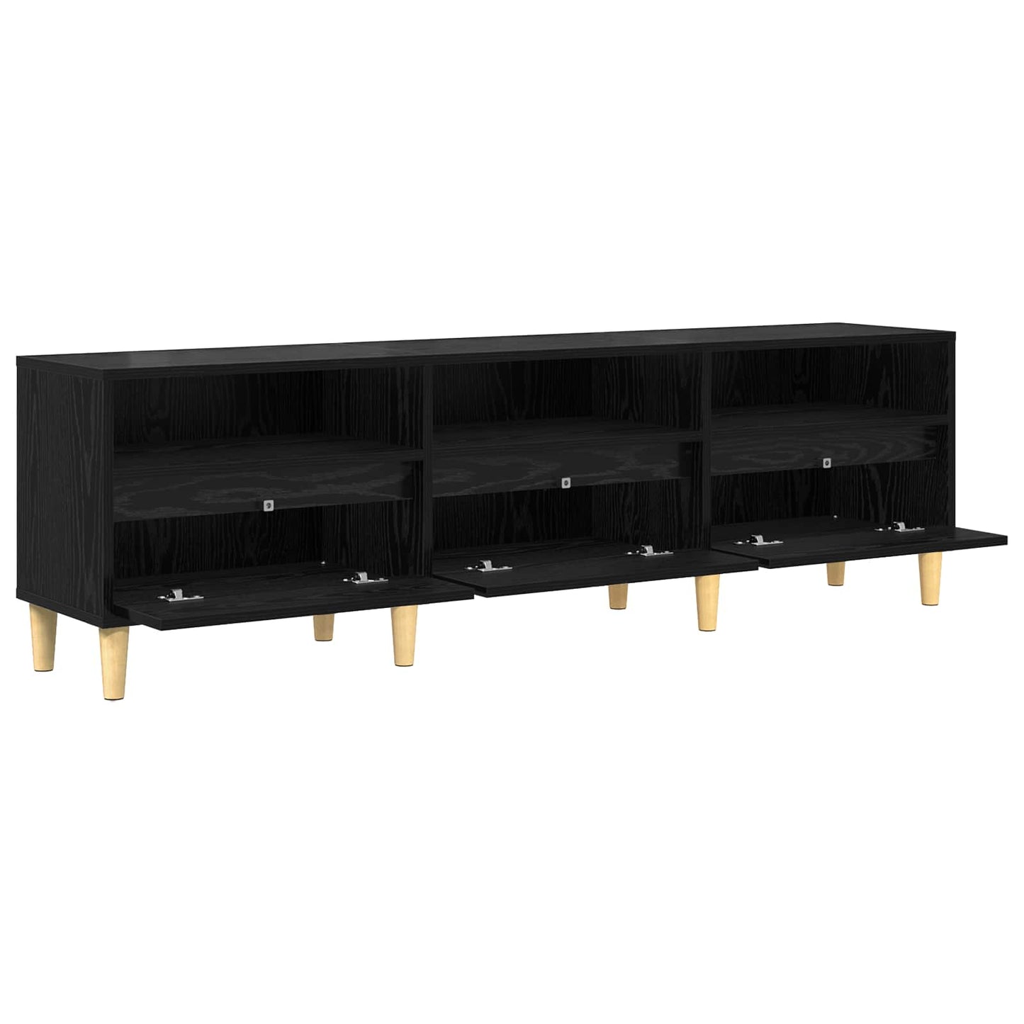 TV-skab 150 x 30 x 45 cm Sort eg Konstrueret træ