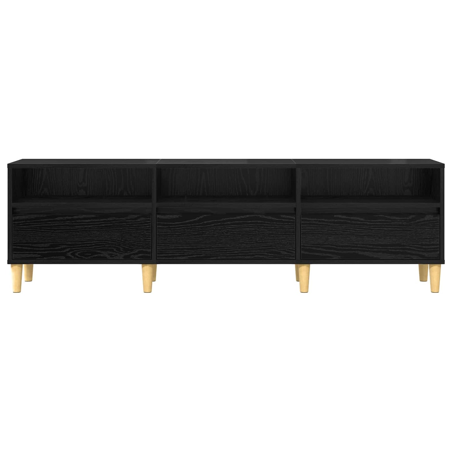TV-skab 150 x 30 x 45 cm Sort eg Konstrueret træ