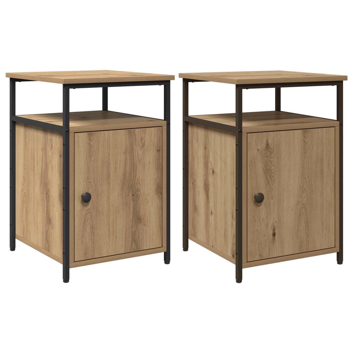 Natskab med skuffe 2 pcs artisan eg Konstrueret træ