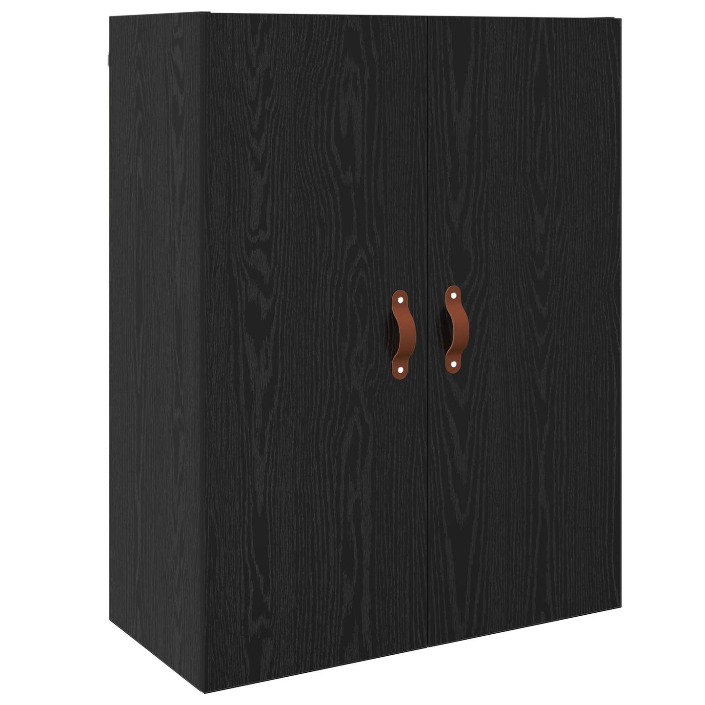 Vægskab Sort eg 69,5 x 34 x 90 cm Konstrueret træ