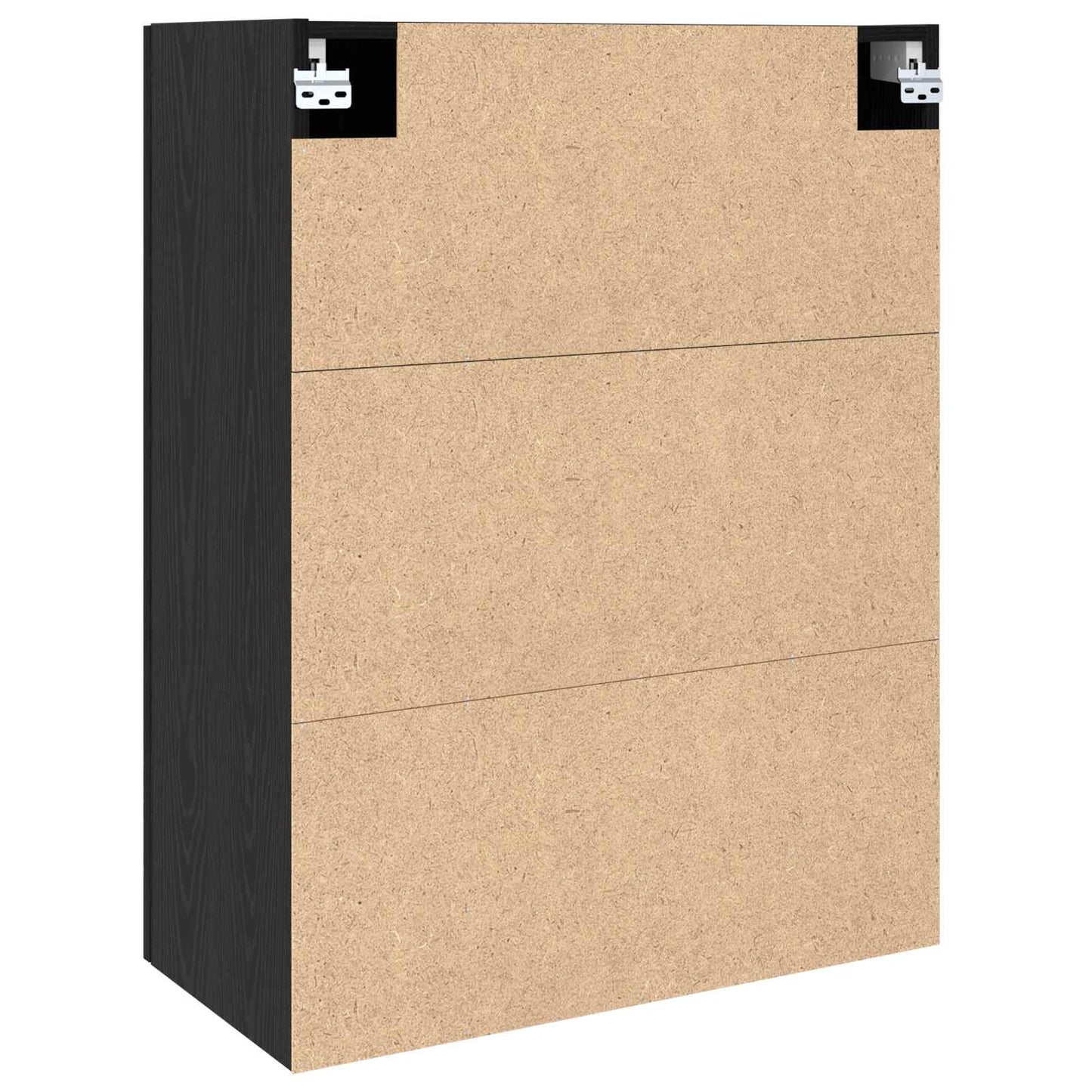 Vægskab Sort eg 69,5 x 34 x 90 cm Konstrueret træ