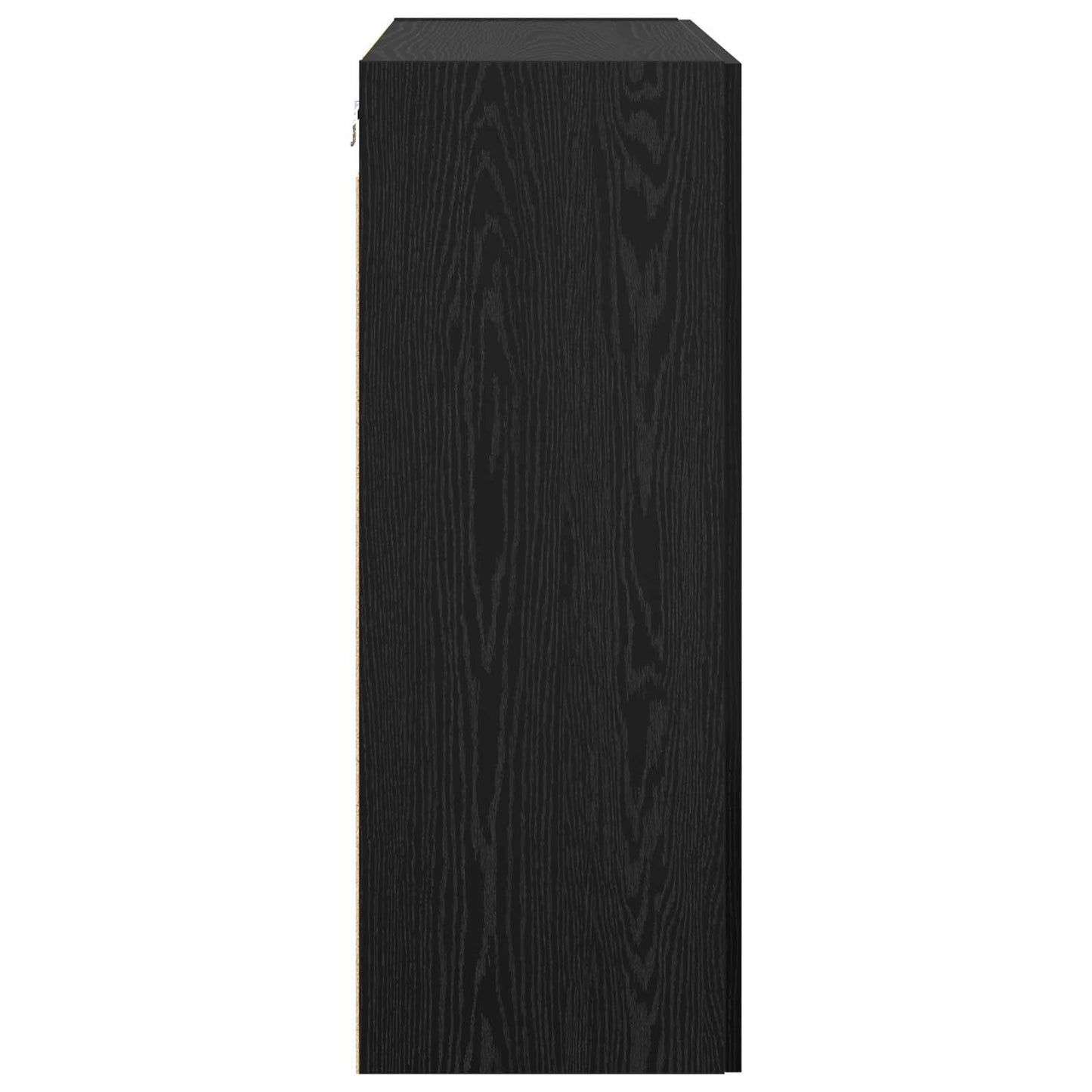Vægskab Sort eg 69,5 x 34 x 90 cm Konstrueret træ
