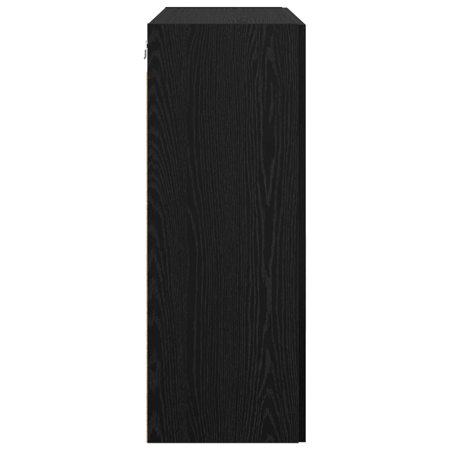 Vægskab Sort eg 69,5 x 34 x 90 cm Konstrueret træ