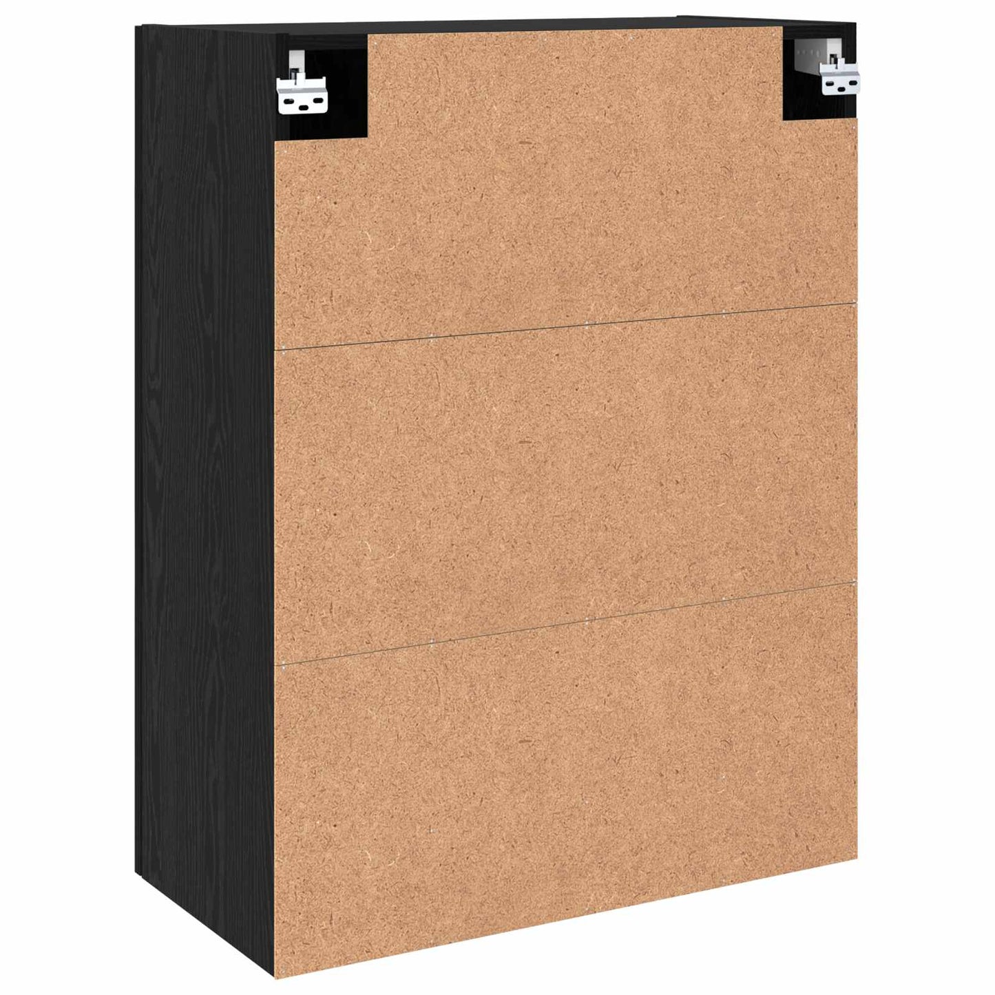 Vægskab Sort eg 69,5 x 34 x 90 cm Konstrueret træ