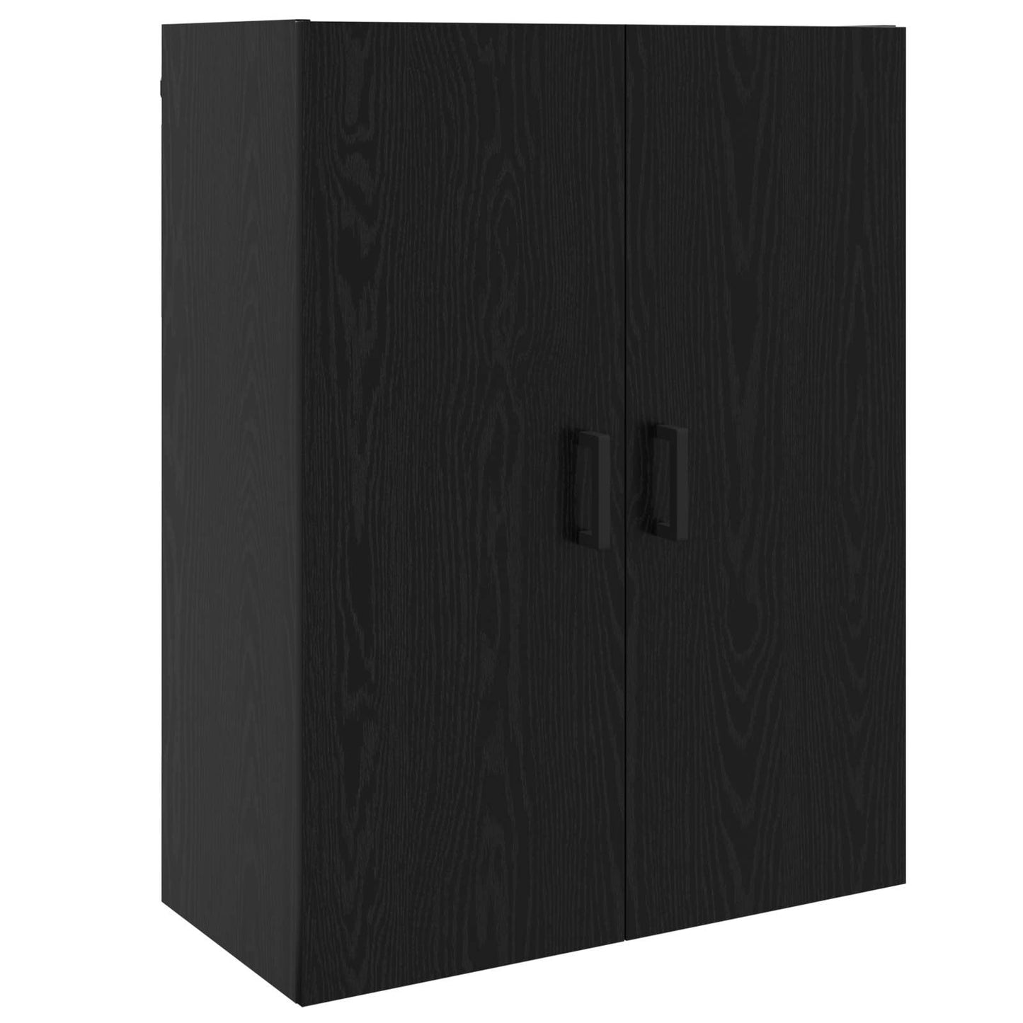 Vægskab Sort eg 69,5 x 34 x 90 cm Konstrueret træ