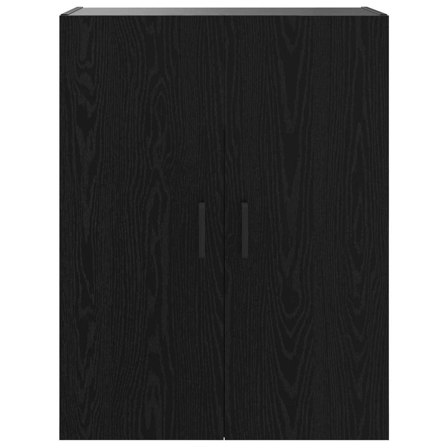 Vægskab Sort eg 69,5 x 34 x 90 cm Konstrueret træ