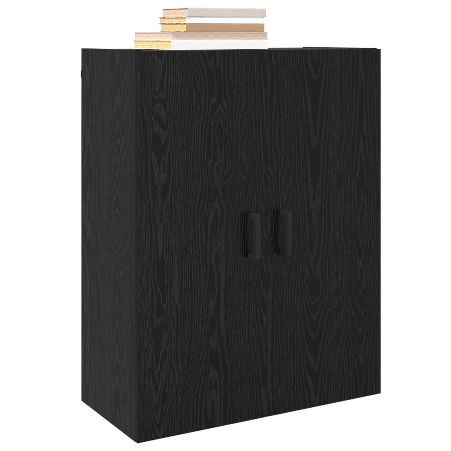 Vægskab Sort eg 69,5 x 34 x 90 cm Konstrueret træ