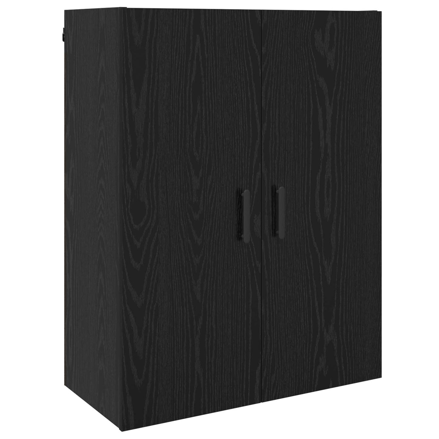 Vægskab Sort eg 69,5 x 34 x 90 cm Konstrueret træ
