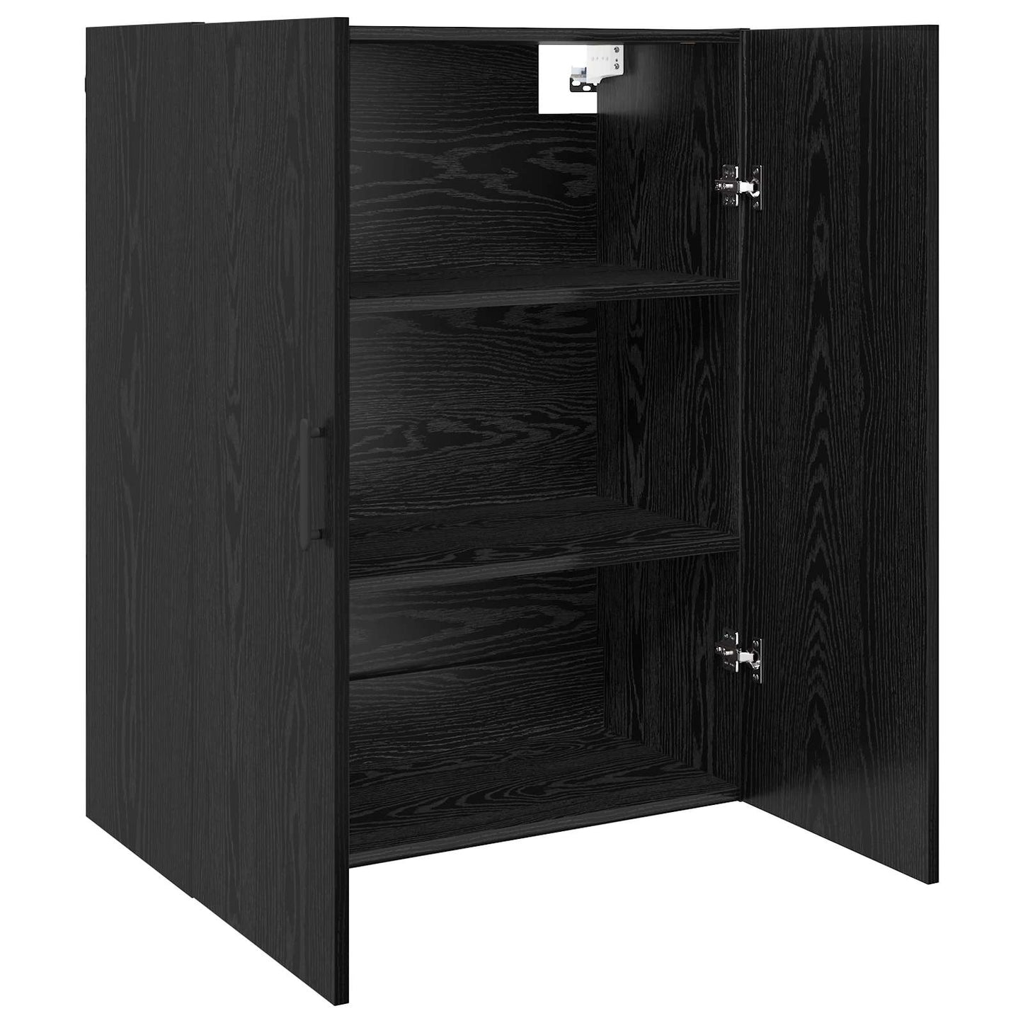 Vægskab Sort eg 69,5 x 34 x 90 cm Konstrueret træ
