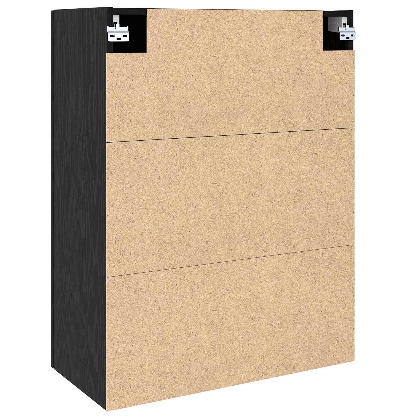 Vægskab Sort eg 69,5 x 34 x 90 cm Konstrueret træ