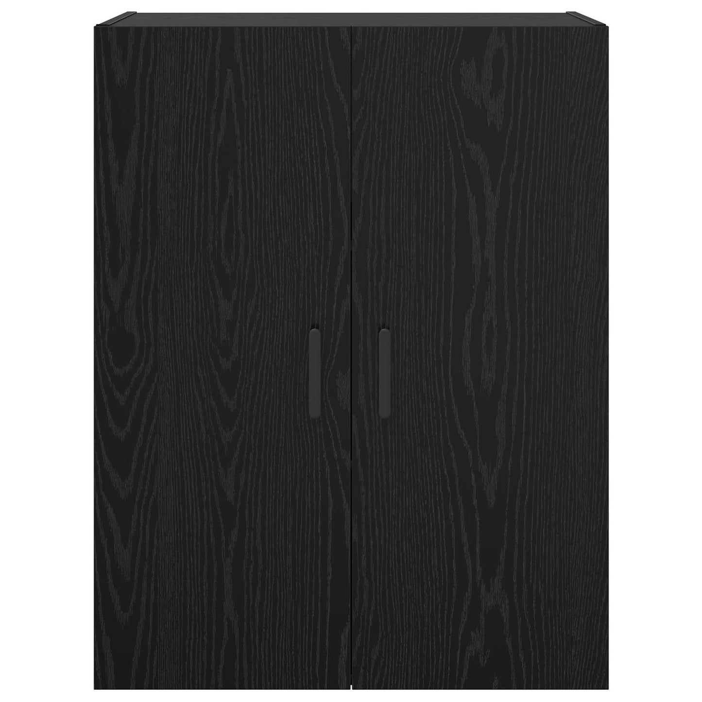Vægskab Sort eg 69,5 x 34 x 90 cm Konstrueret træ