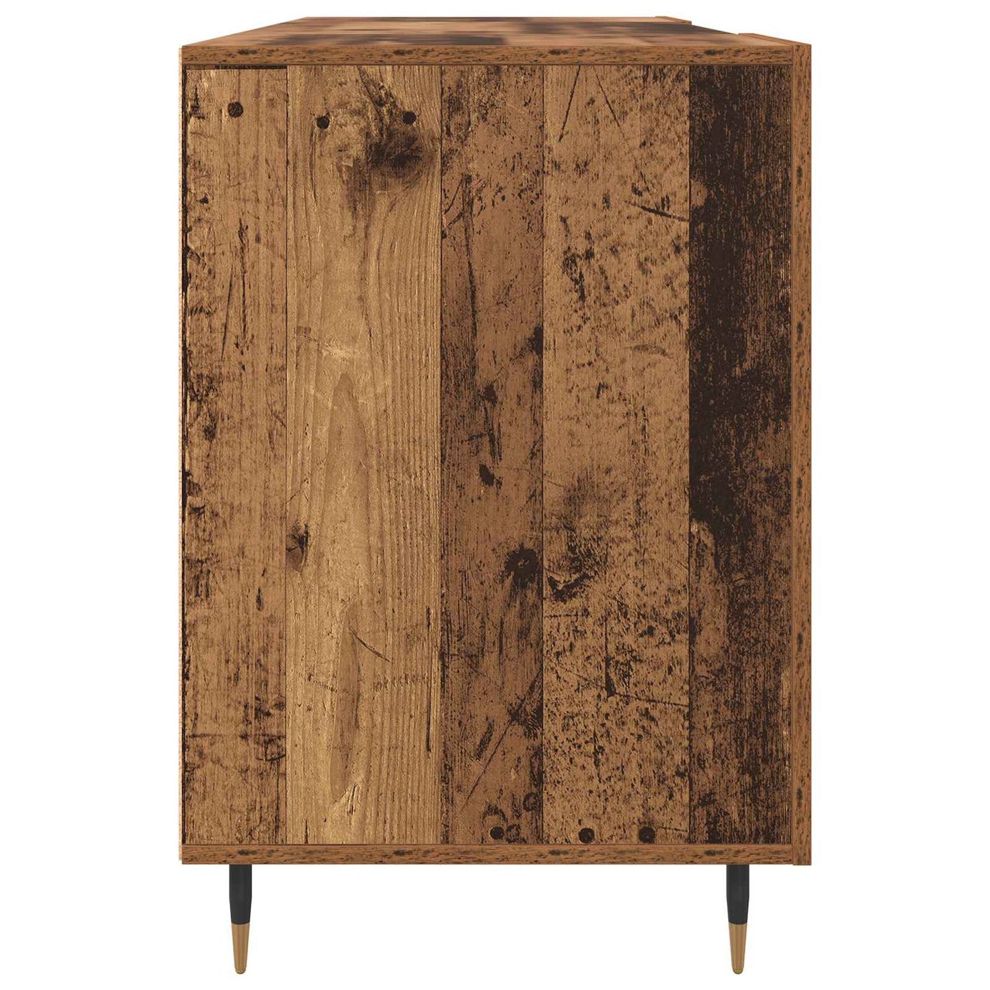 Bord med hylde Gammelt træ 140 x 50 x 75 cm Konstrueret træ