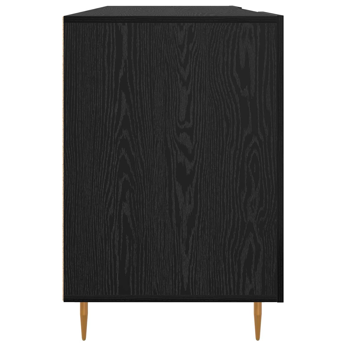 Bord Sort eg Konstrueret træ 140 x 50 x 75 cm