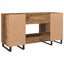 Bord med hylde Gammelt træ 140 x 50 x 75 cm Konstrueret træ
