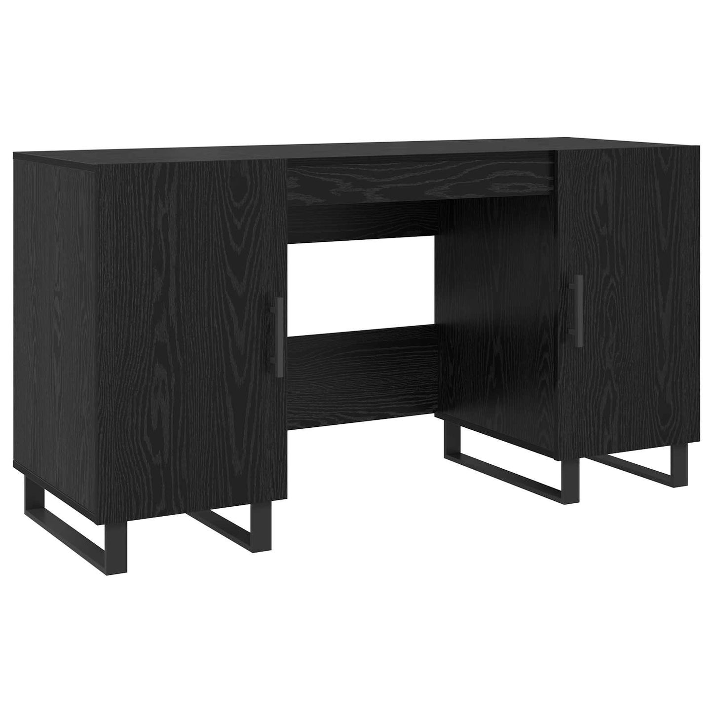 Bord Sort eg Konstrueret træ 140 x 50 x 75 cm