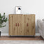 Sideboard Artisan Egetræ 89,5 x 34 x 80 cm Konstrueret træ
