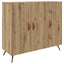 Sideboard Artisan Egetræ 89,5 x 34 x 80 cm Konstrueret træ