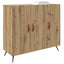 Sideboard Artisan Egetræ 89,5 x 34 x 80 cm Konstrueret træ