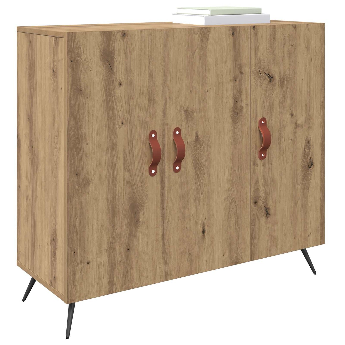 Sideboard Artisan Egetræ 89,5 x 34 x 80 cm Konstrueret træ