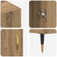 Sideboard Artisan Egetræ 90 x 34 x 80 cm Konstrueret træ