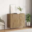 Sideboard Artisan Egetræ 90 x 34 x 80 cm Konstrueret træ