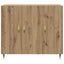 Sideboard Artisan Egetræ 90 x 34 x 80 cm Konstrueret træ