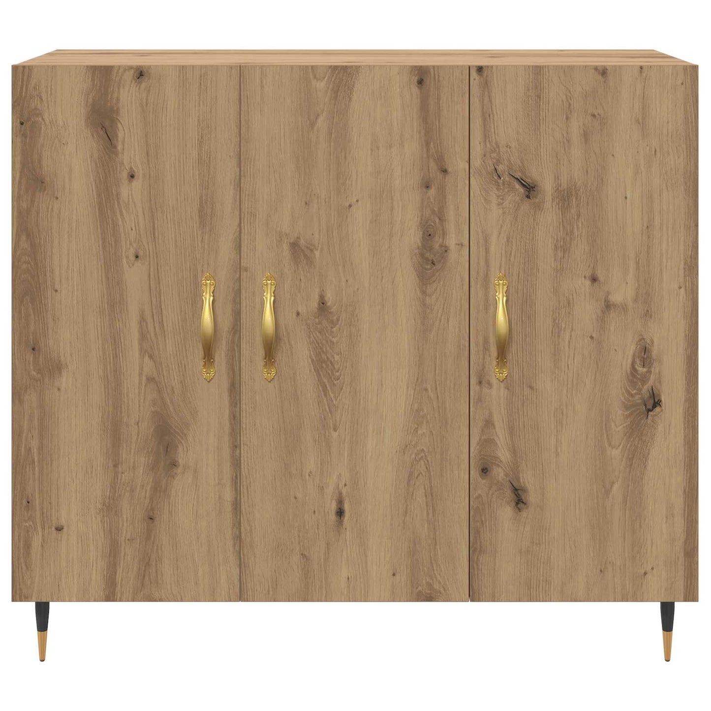 Sideboard Artisan Egetræ 90 x 34 x 80 cm Konstrueret træ