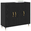 Sideboard Sort eg 90 x 34 x 80 cm Konstrueret træ
