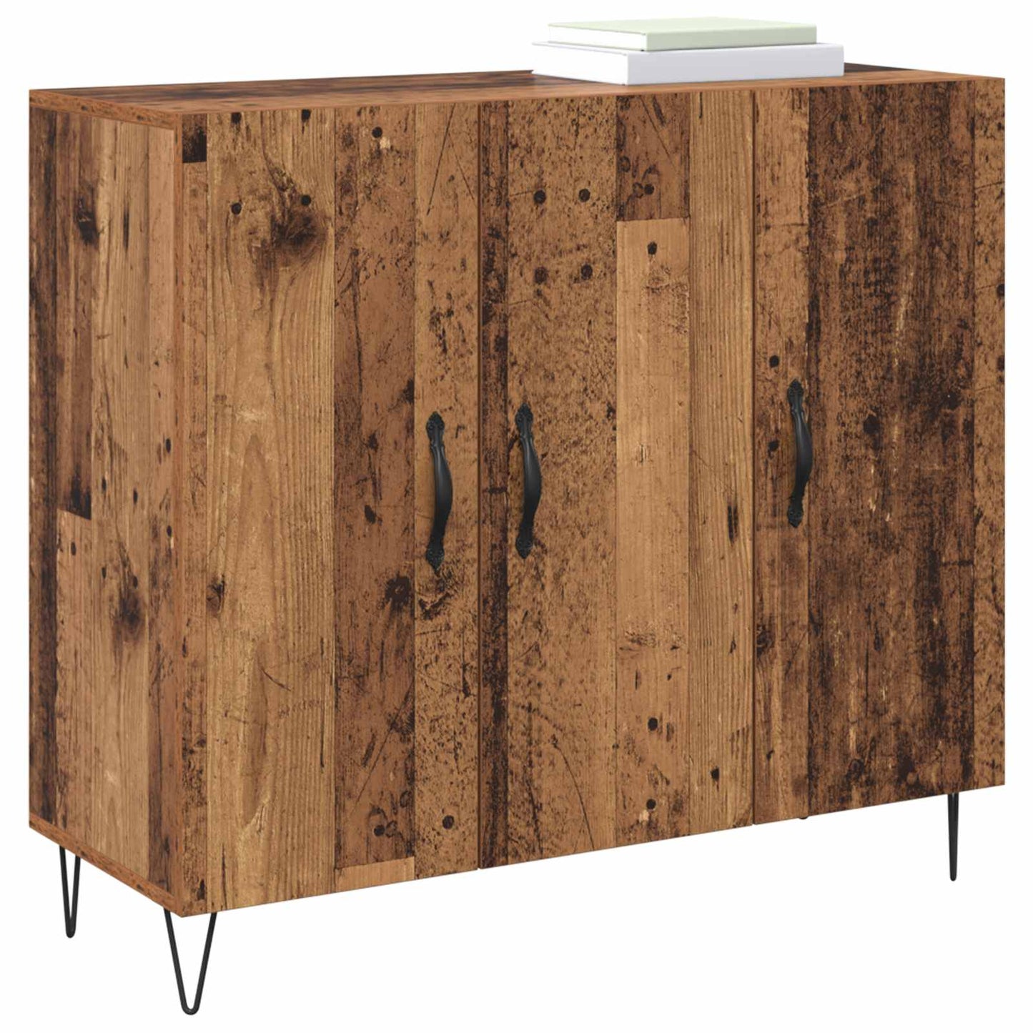 Sideboard Gammelt træ 90 x 32,5 x 80 cm Konstrueret træ