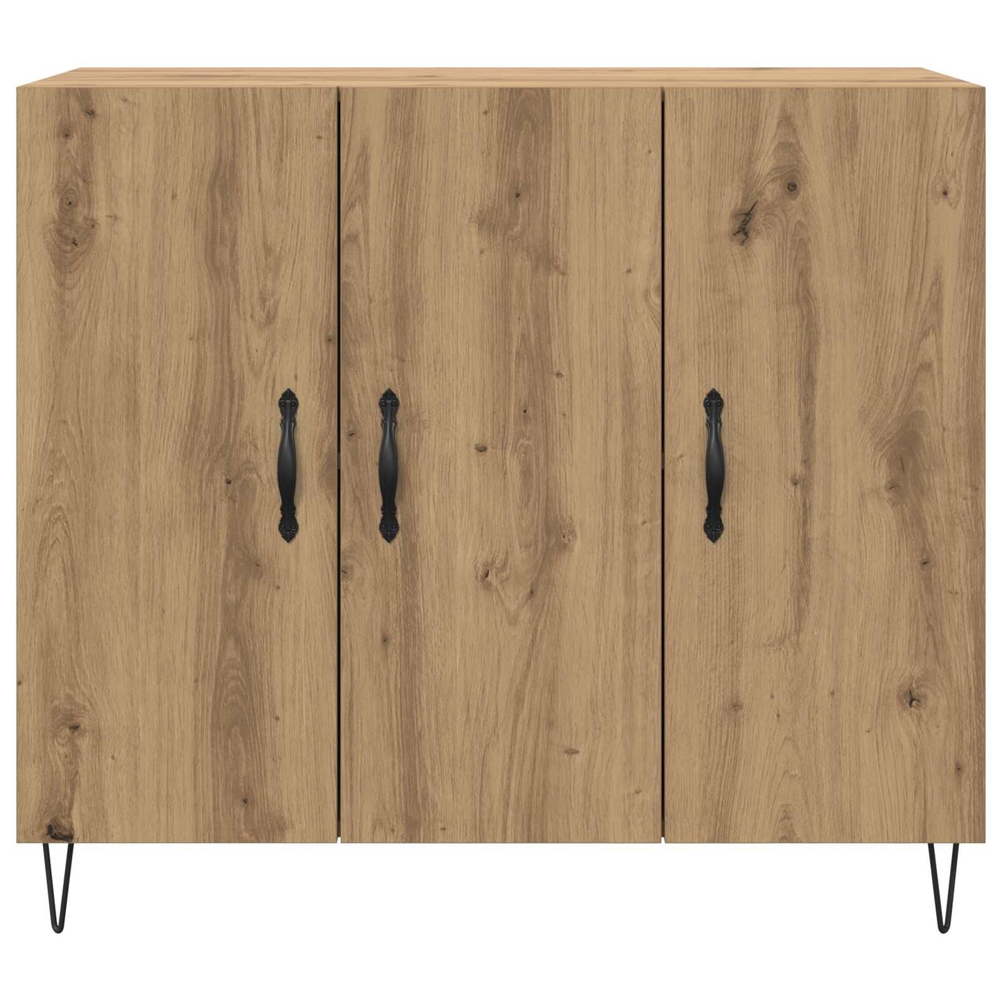 Sideboard Artisan Egetræ 90 x 32,5 x 80 cm Konstrueret træ