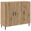 Sideboard Artisan Egetræ 90 x 34 x 80 cm Konstrueret træ