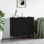 Sideboard Sort eg 90 x 34 x 80 cm Konstrueret træ