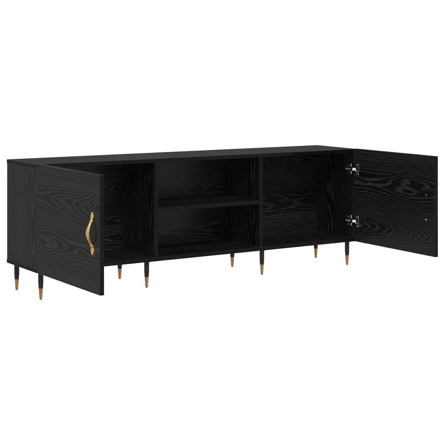 TV-skab 150 x 30 x 50 cm Sort eg Konstrueret træ