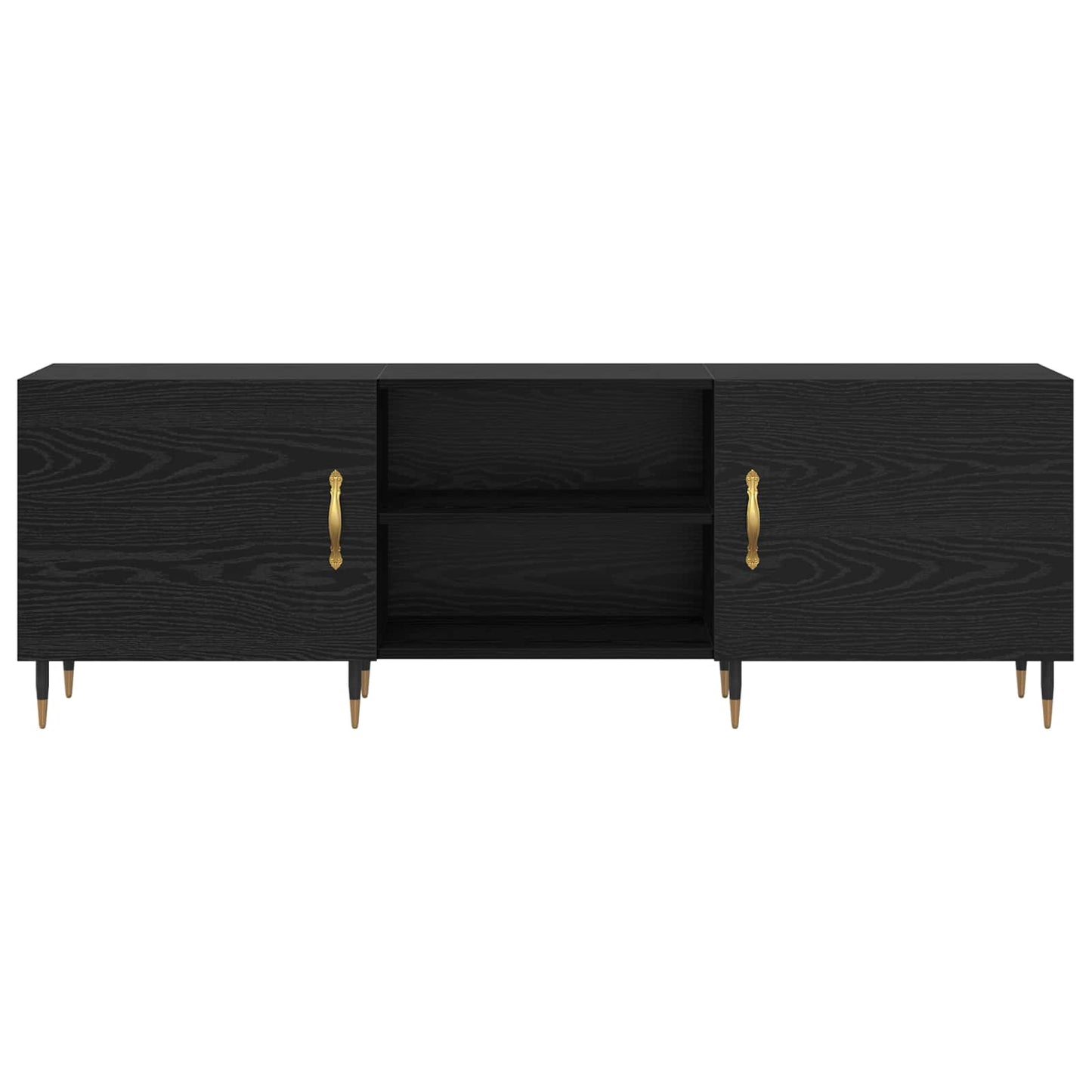TV-skab 150 x 30 x 50 cm Sort eg Konstrueret træ