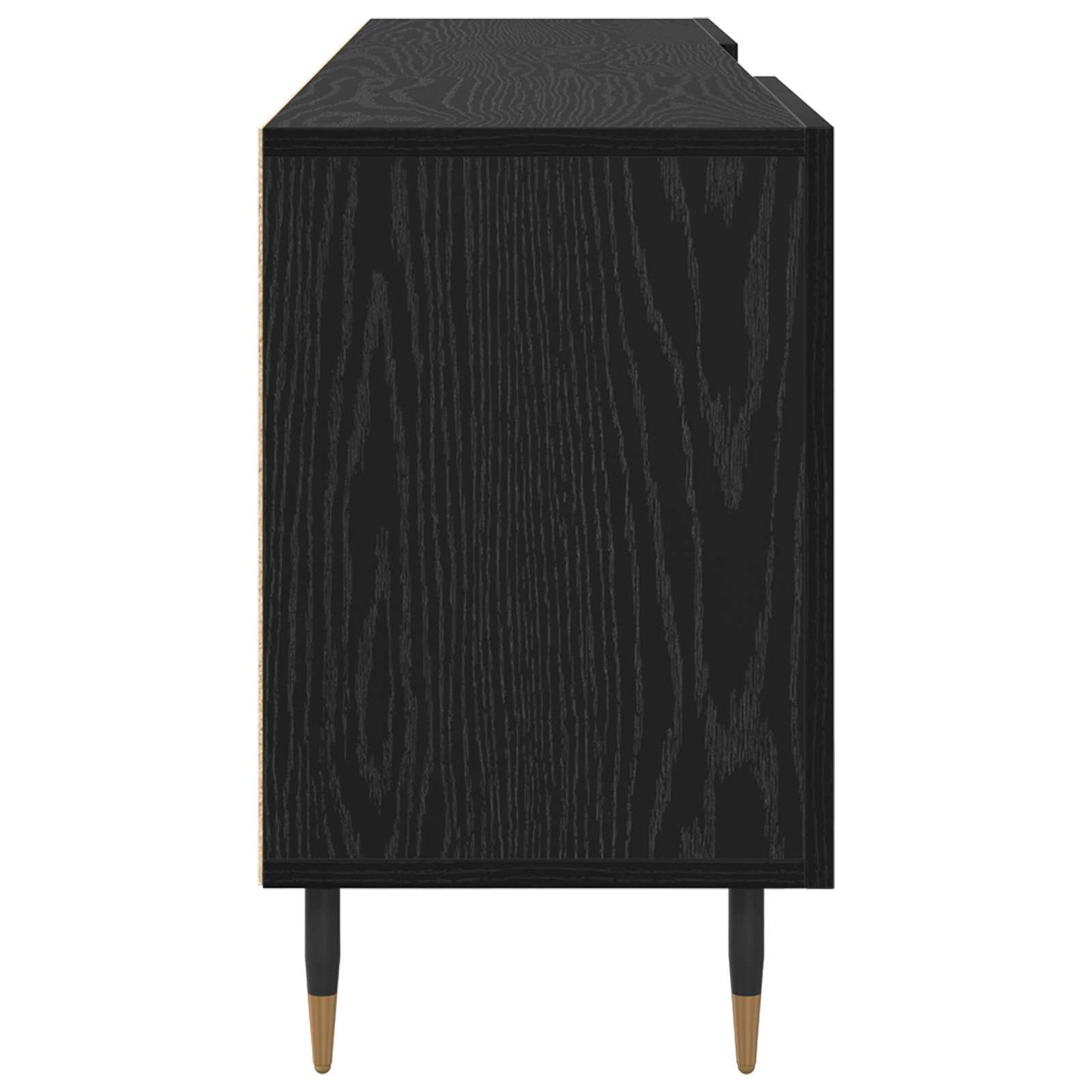 TV-skab 150 x 30 x 50 cm Sort eg Konstrueret træ