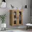 Sideboard Artisan Egetræ 69,5 x 34 x 90 cm Konstrueret træ